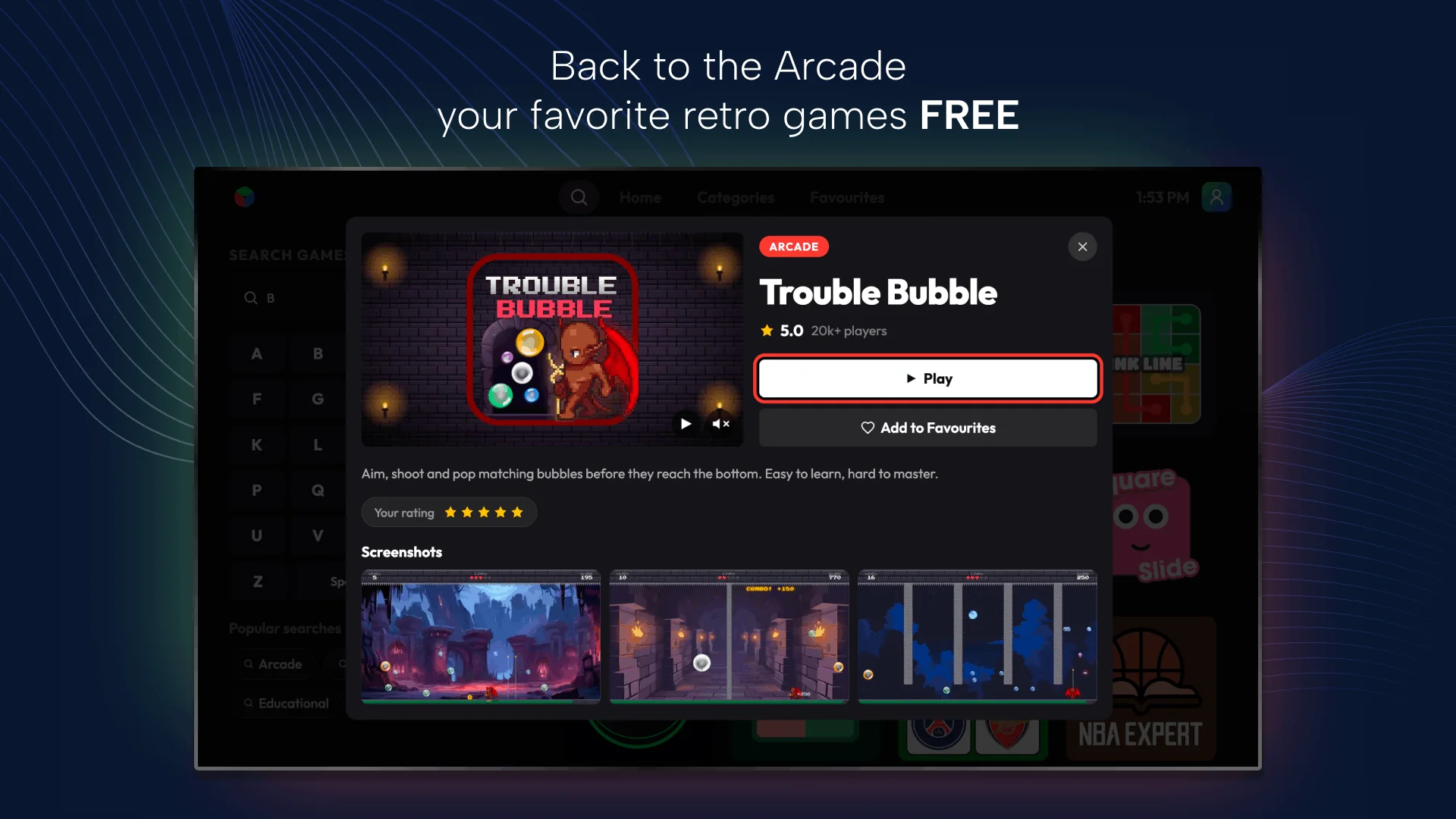 Browse games